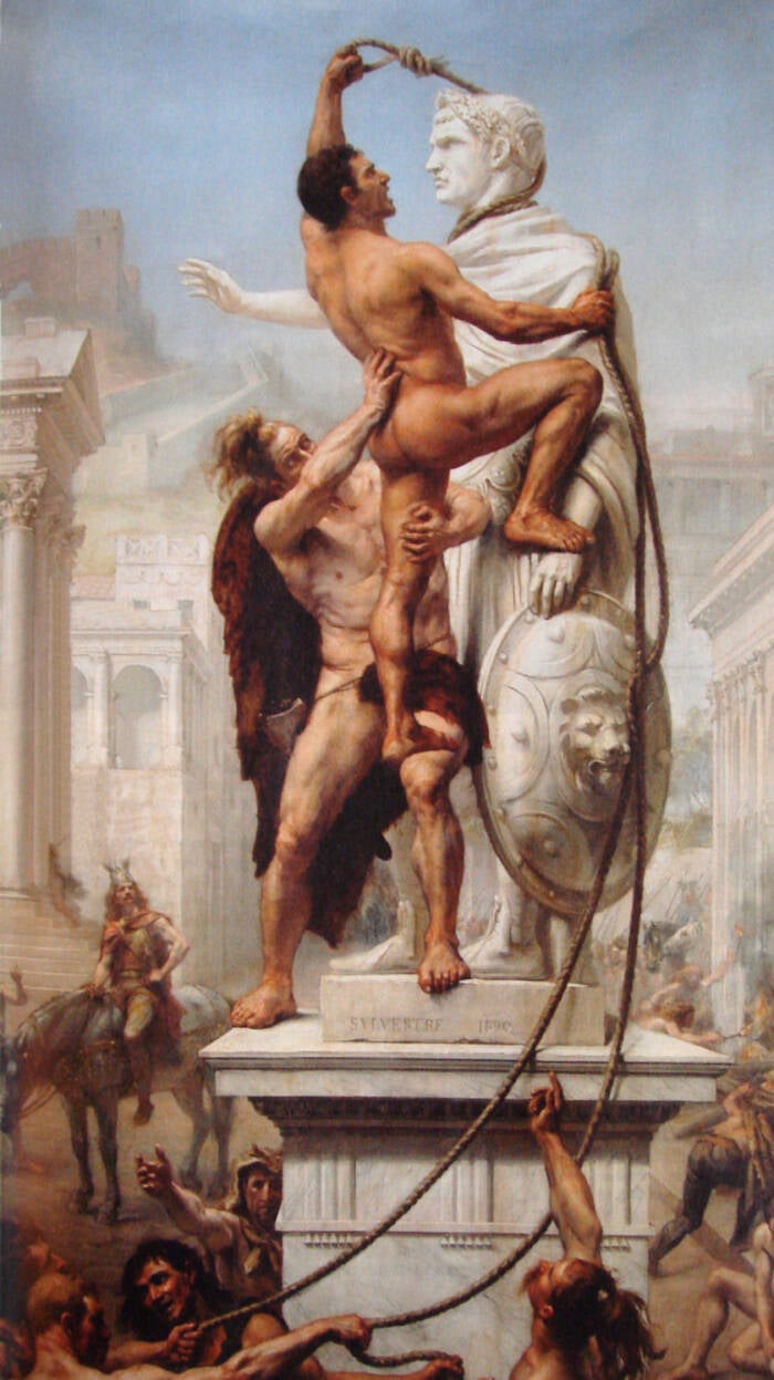 The Sack Of Rome By The Visigoths