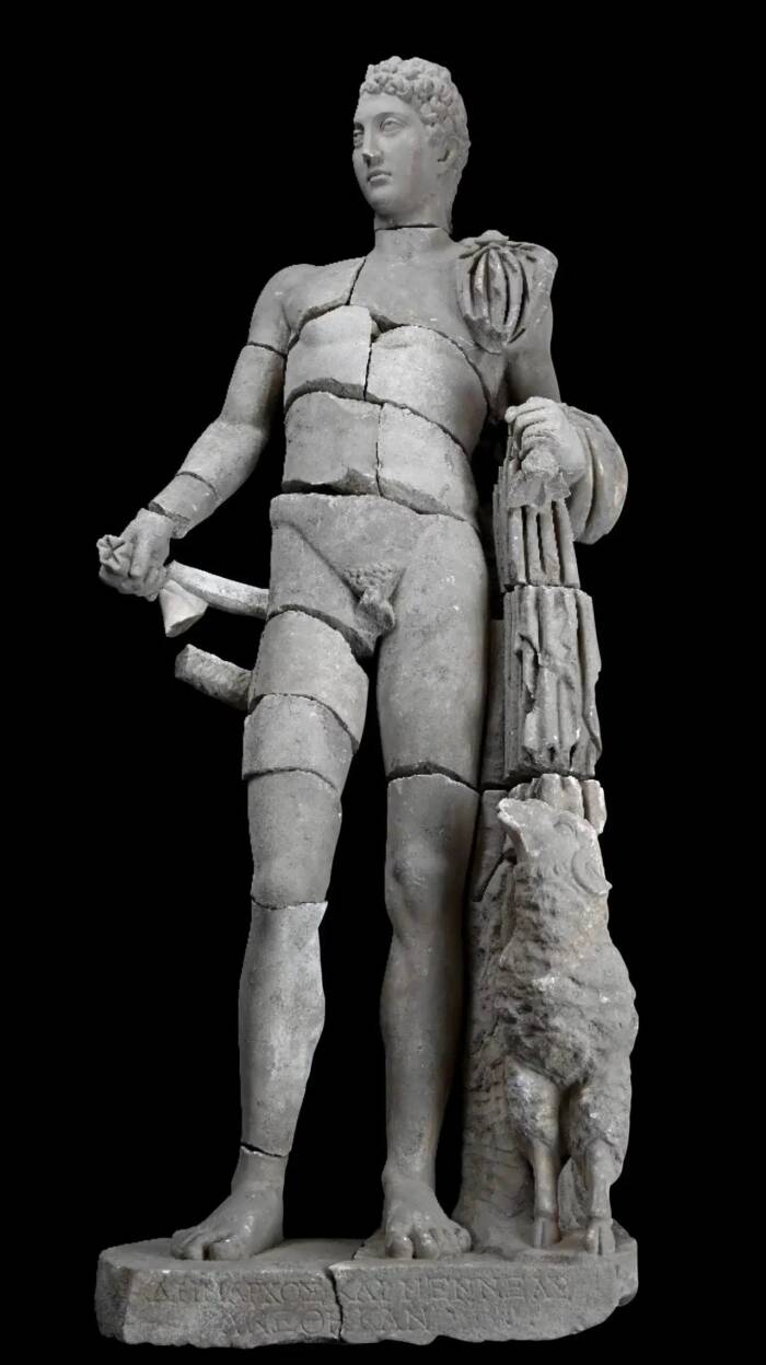 Hermes Statue Found In Aspendos Türkiye