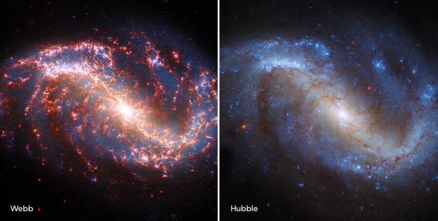 James Webb And Hubble Images