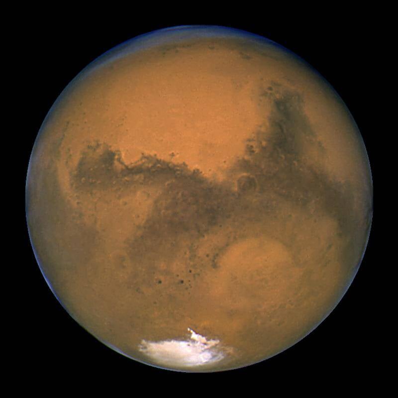 Hubble Space Telescope Image Of Mars