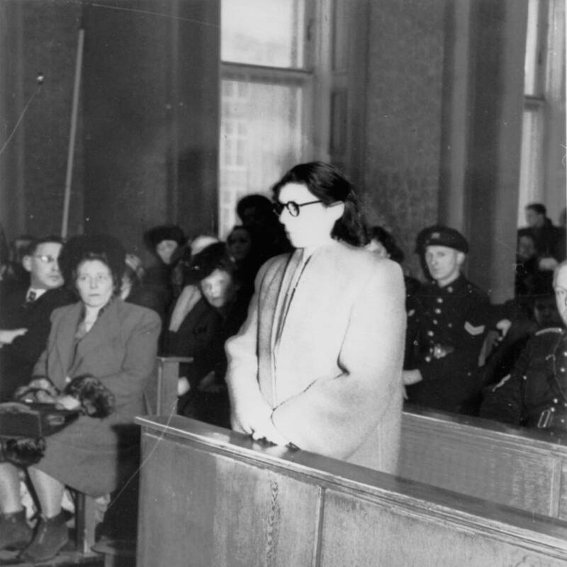 Ans Van Dijk At Her Trial