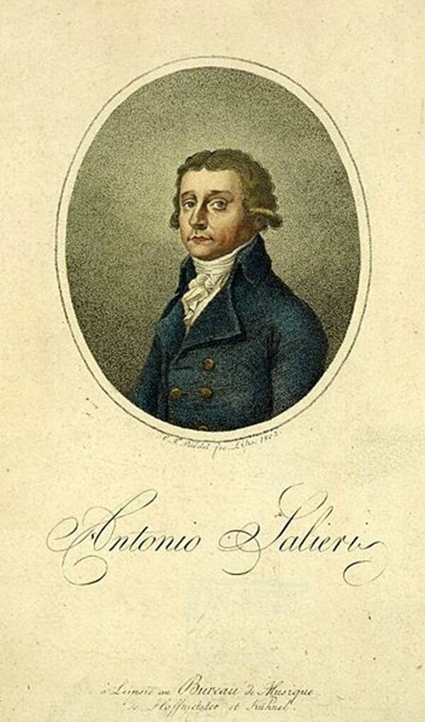 Antonio Salieri Engraving