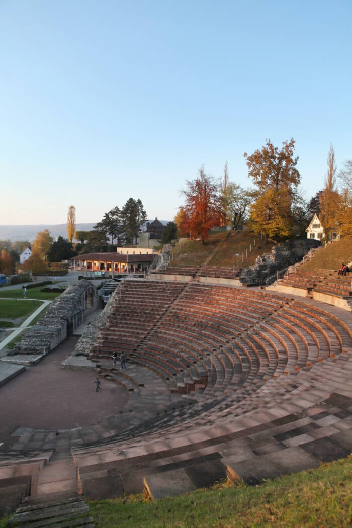 Roman Amphitheater In Switzerland