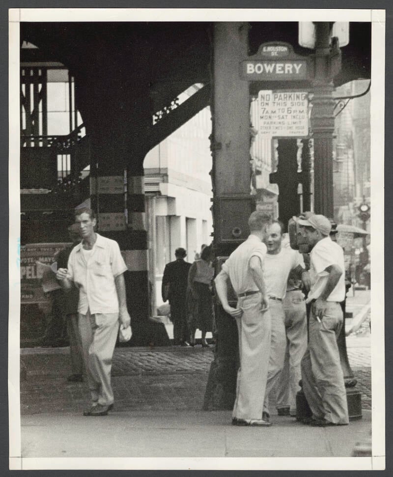 Bowery Street Scene