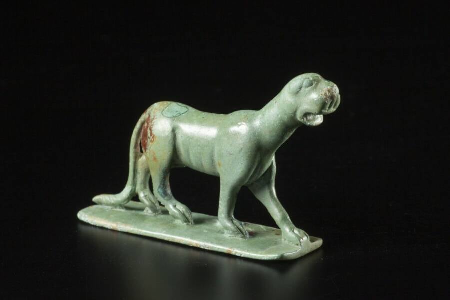 Roman Bronze Panther Statuette
