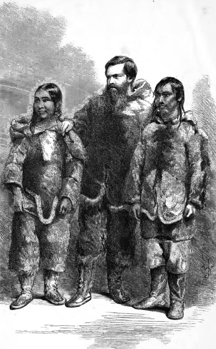 Charles Francis Hall With Ebierbing And Tookolito
