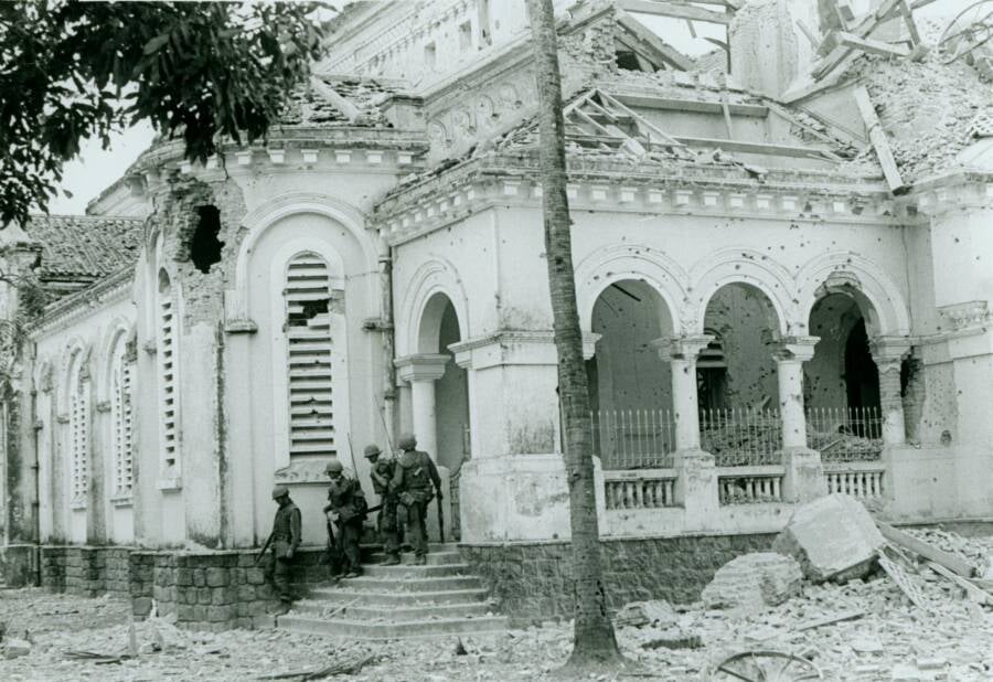 Damaged Jeanne D'Arc Church