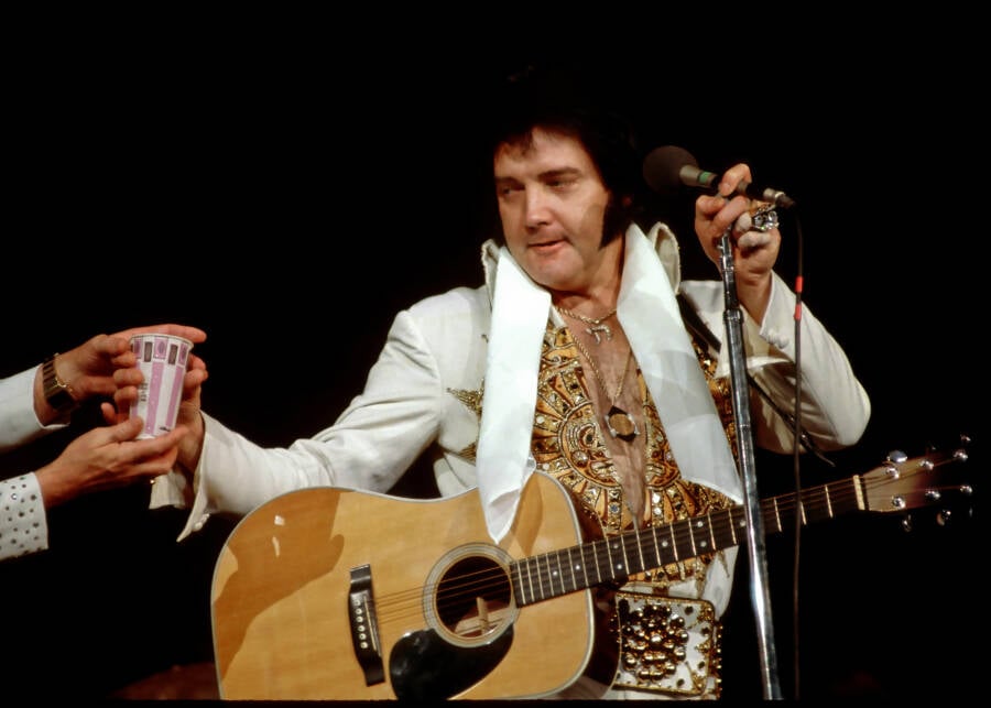 Elvis In Concert At Providence Civic Center
