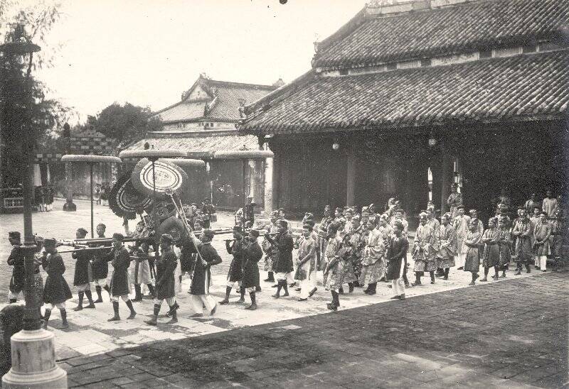 Enthronement Of Emperor Bao Dai