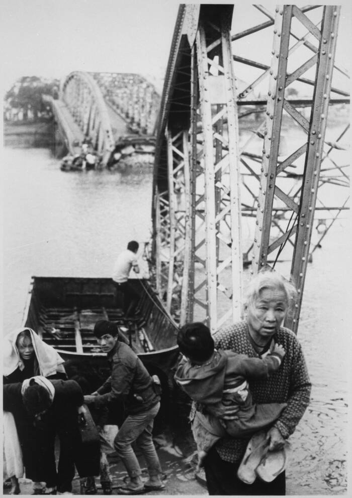 Fleeing Vietnamese Civilians In Hue