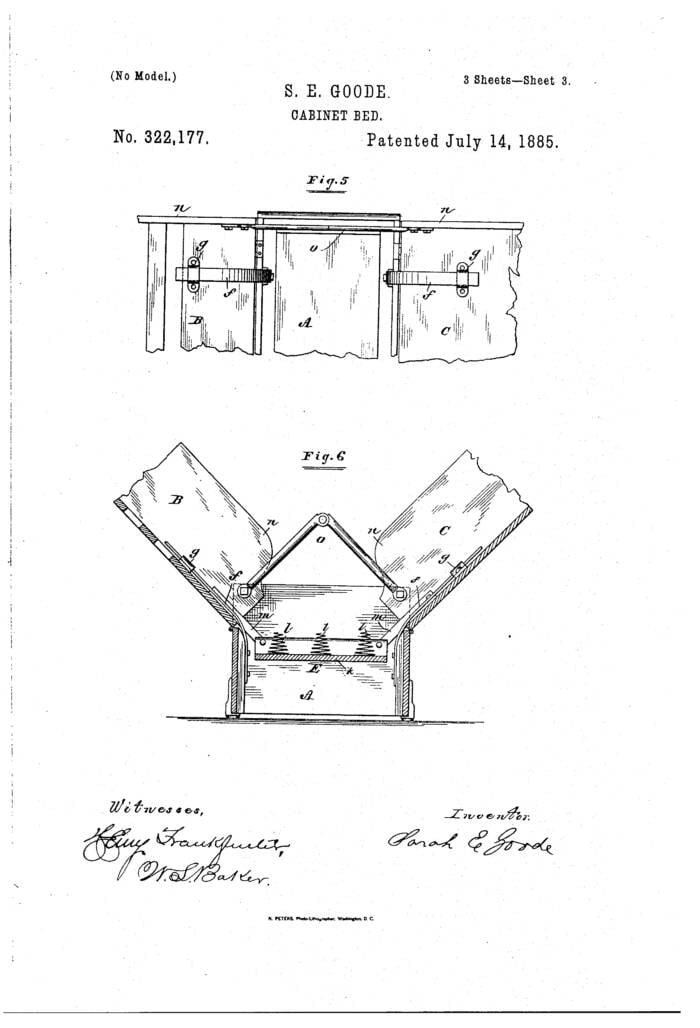 Folding Cabinet Patent
