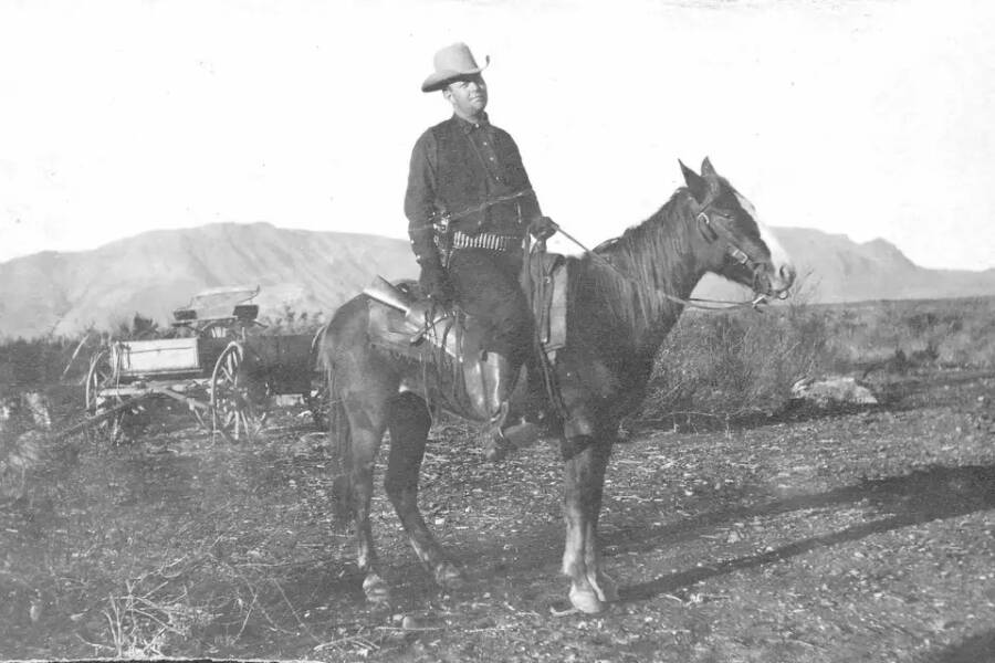 Frank Hamer On His Favorite Horse