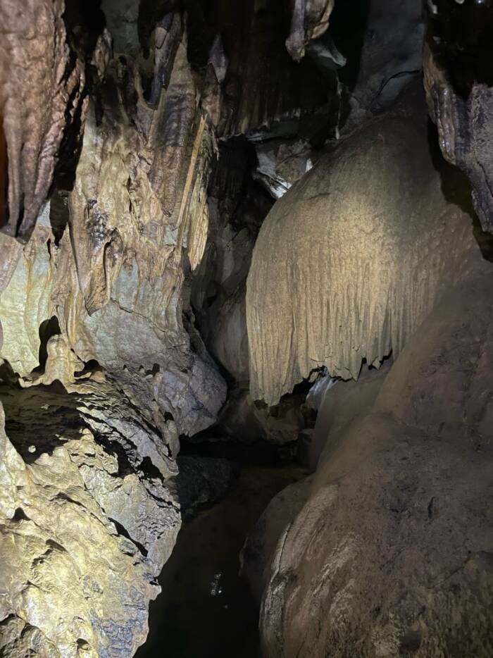 Inside Of Tlayococ Cave
