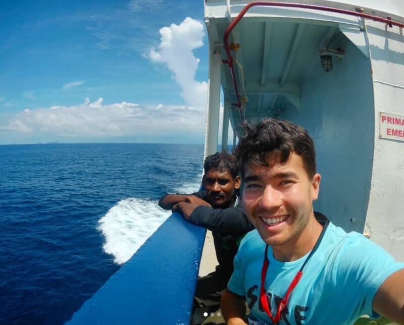 John Allen Chau On A Boat