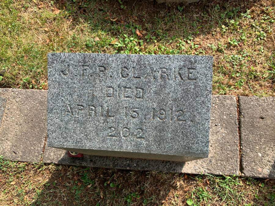 Titanic Band Member John Clarke's Grave