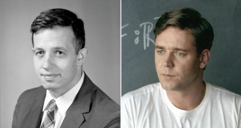 John Nash Alongside Russell Crowe Featured