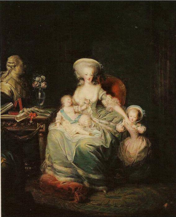 Marie Antoinette's Children Louis-Joseph And Marie-Therese