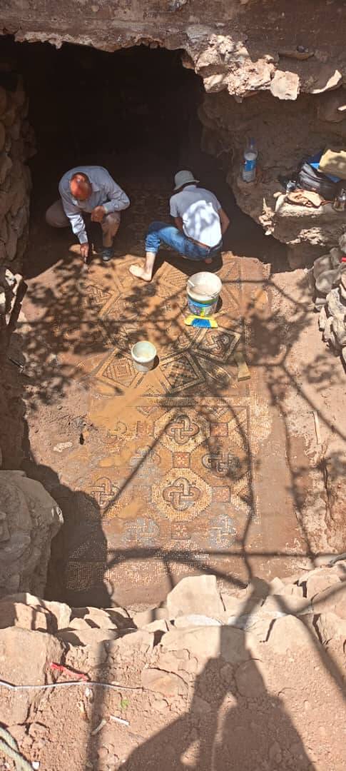 Ancient Mosaic Found In Maryamin