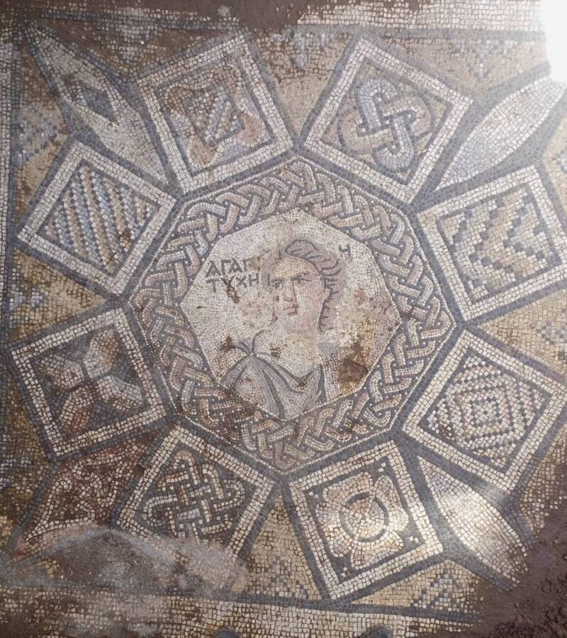 Tyche Mosaic Found In Syria