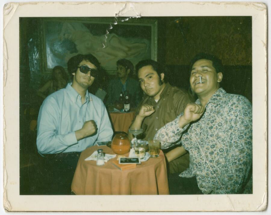 Oscar Zeta Acosta With His Friends