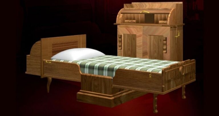 Sarah Goode Cabinet Bed Featured
