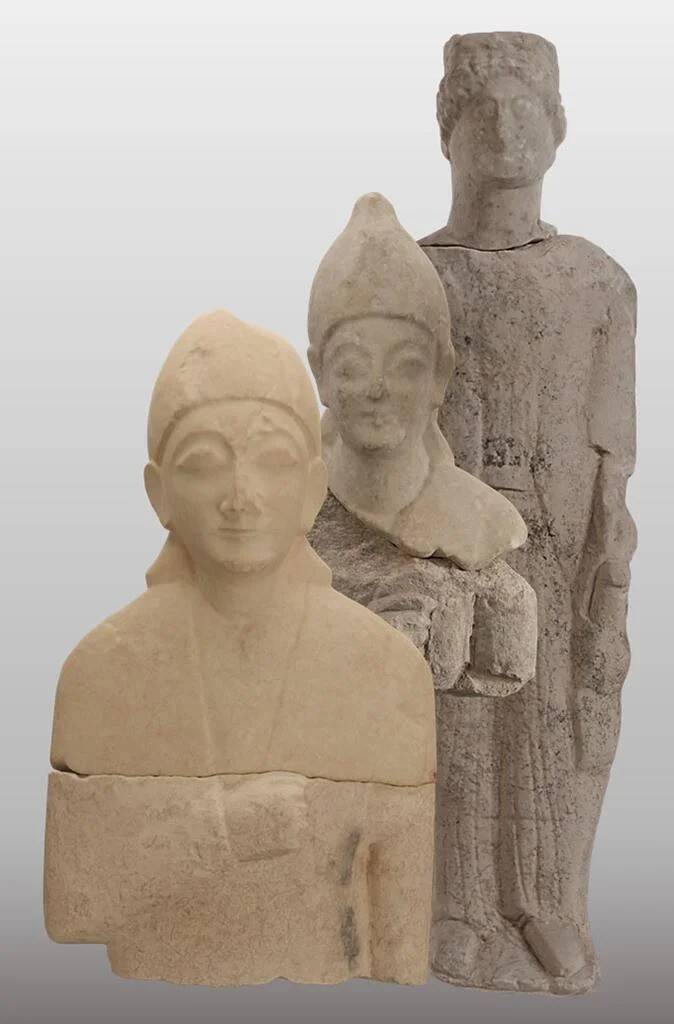Statues From The Sanctuary Of Apollo