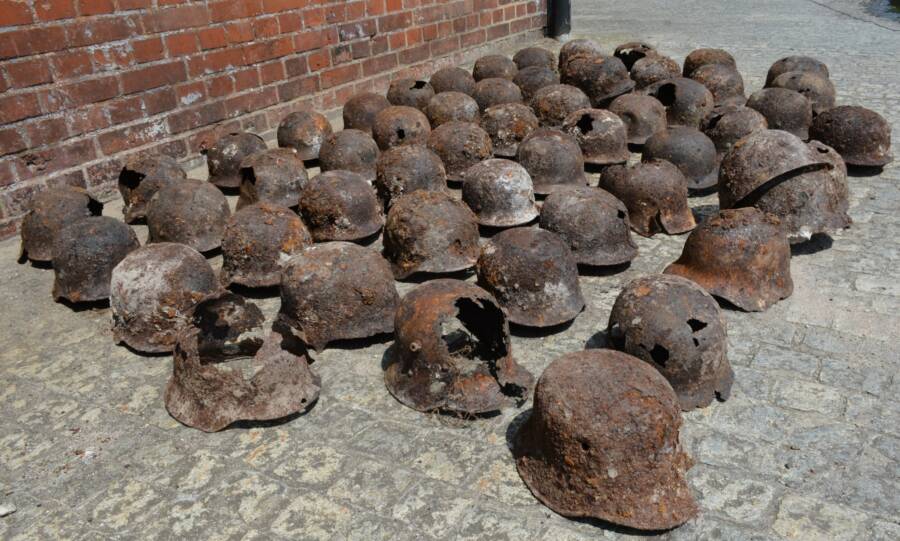 Helmets Found In Wrocław Poland