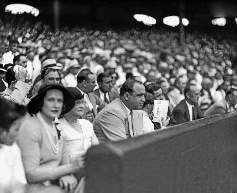 Al Capone At A White Sox Game