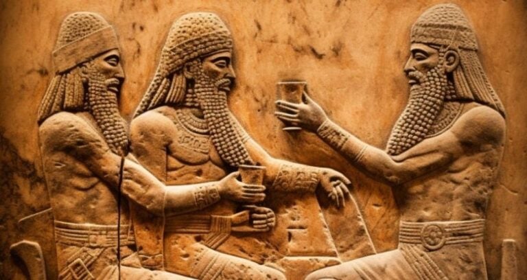 Ancient Beer Drinking Featured