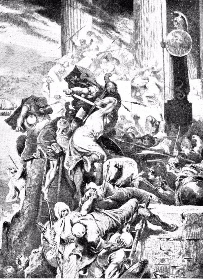 Capture Of The Acropolis By The Persians
