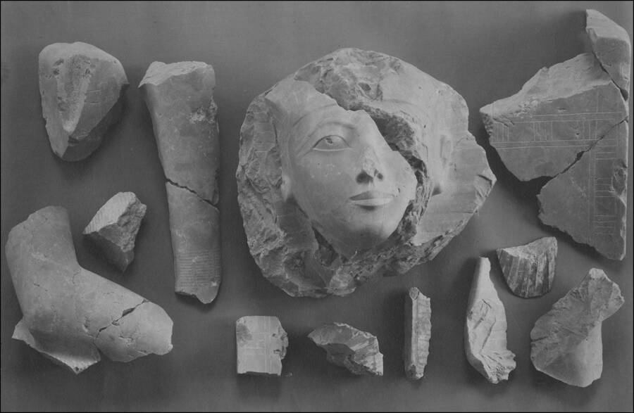 Destroyed Hatshepsut Statue