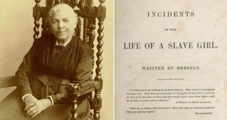 Harriet Jacobs Alongside Her Book Featured