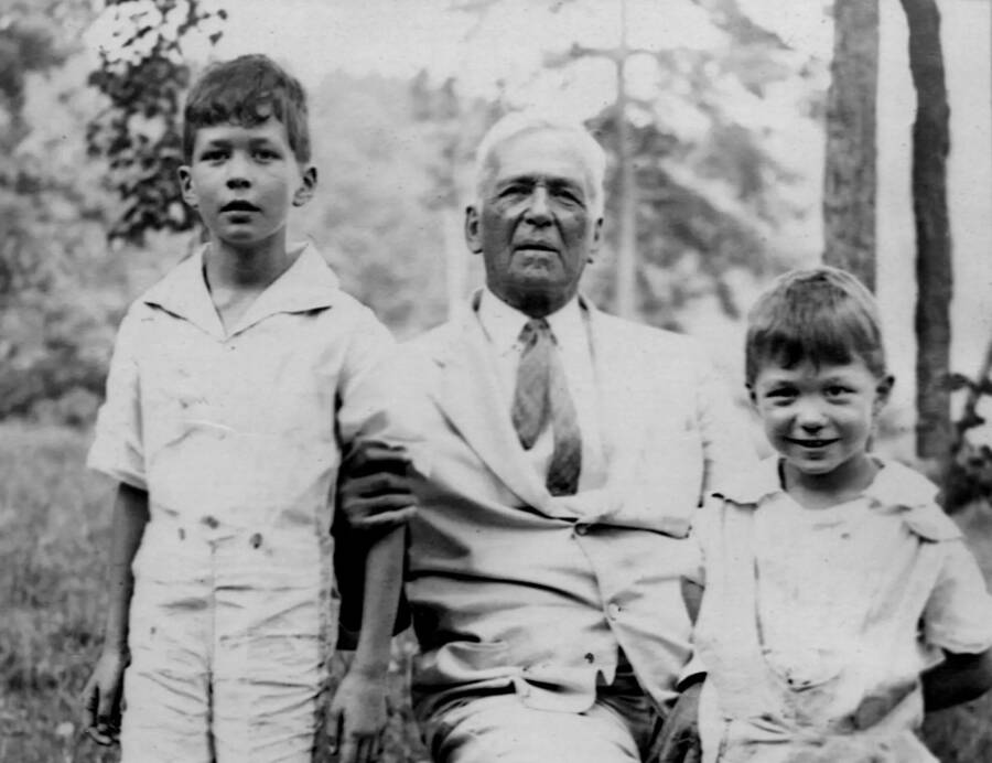 Harrison Tyler With Father And Brother