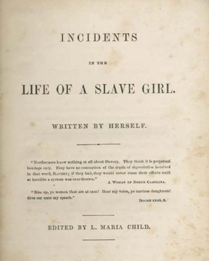 Incidents In The Life Of A Slave Girl