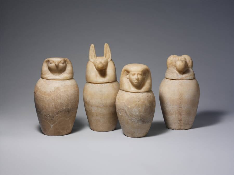 Late Period Canopic Jars