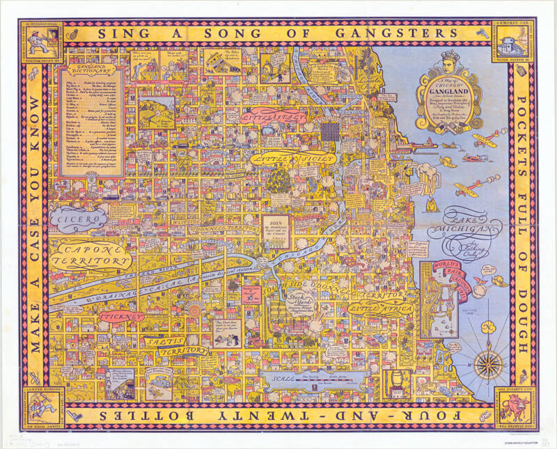 Map Of Gangland Chicago