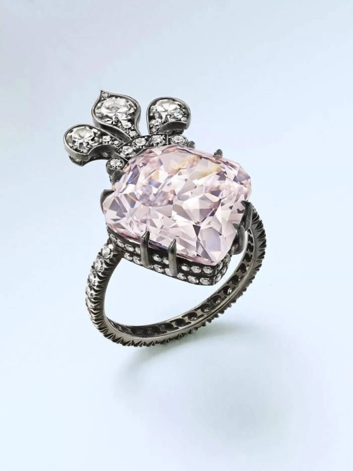 Pink Diamond Ring