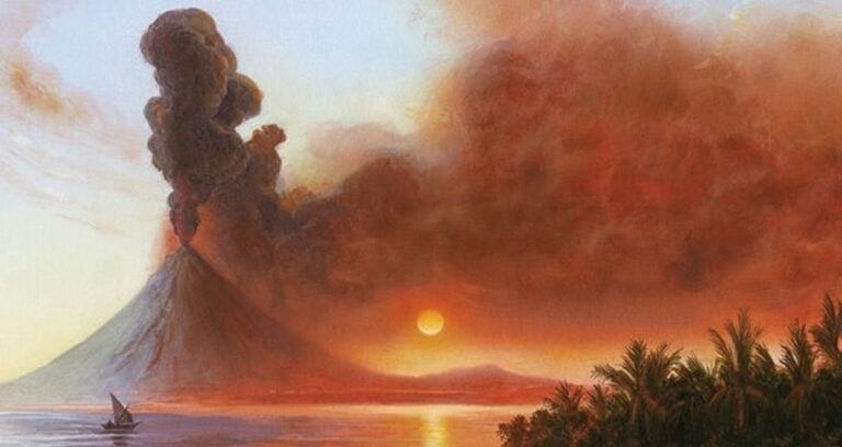 Mount Tambora Eruption Featured