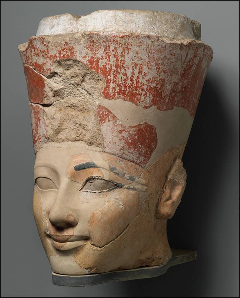 Partially Restored Hatshepsut Bust