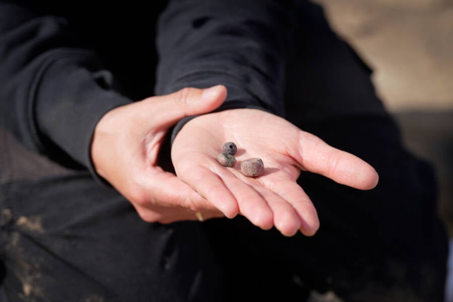 Pearls Found In Graves