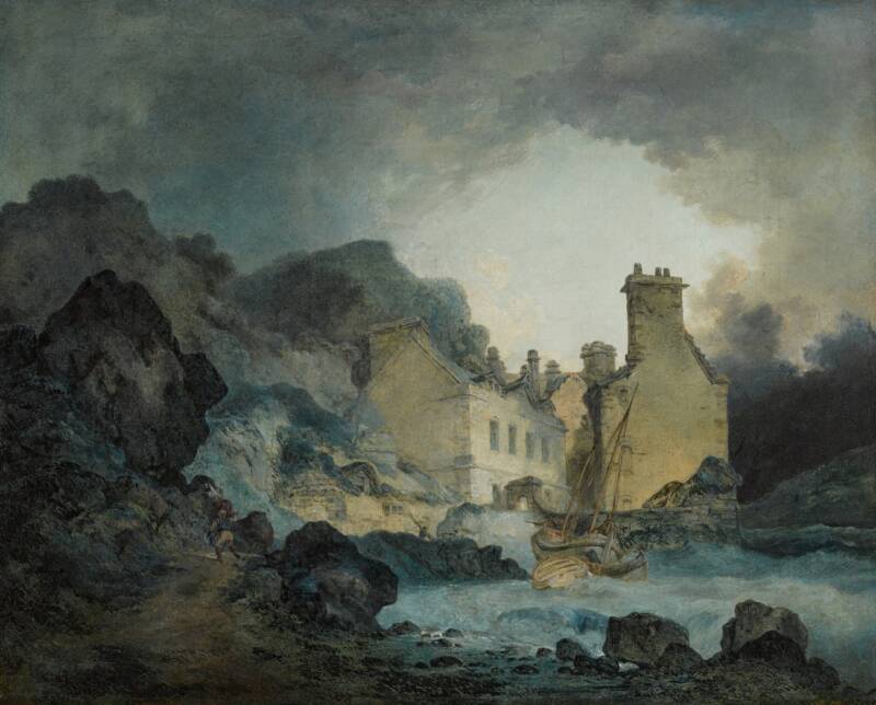 Rediscovered JMW Turner Painting The Rising Squall