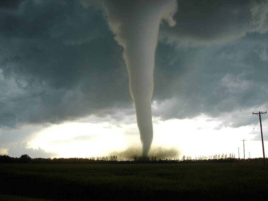 Touched Down Tornado Funnel