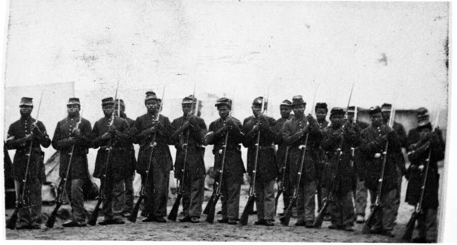 Black Civil War Soldiers At Port Hudson