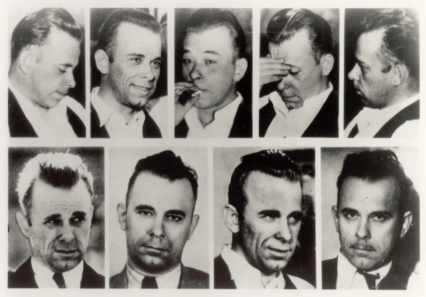 Various Photos Of John Dillinger