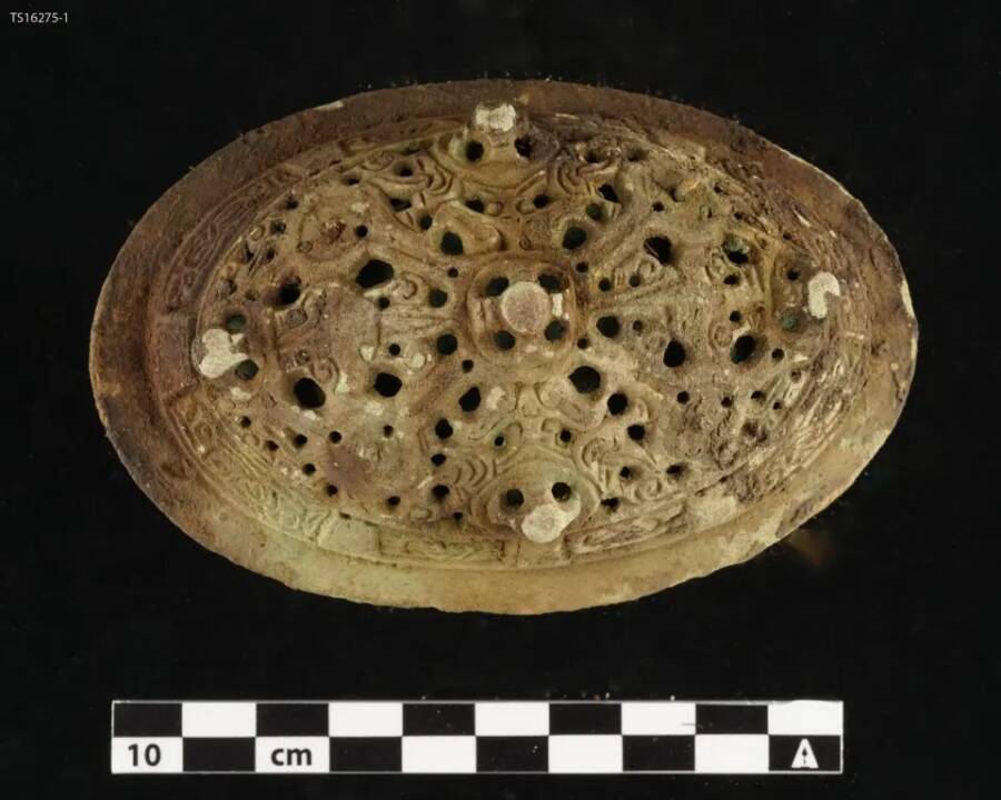 Viking Oval Brooch