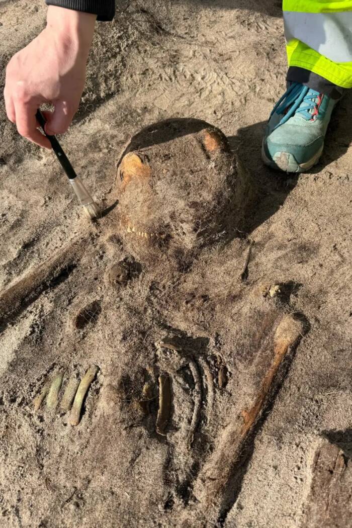 Viking Woman Skeleton