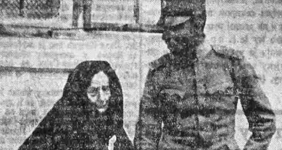 Baba Anujka With Soldier