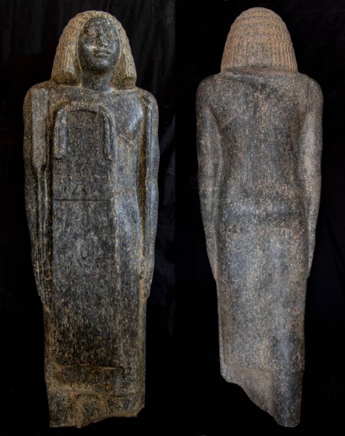 Black Granite Statue