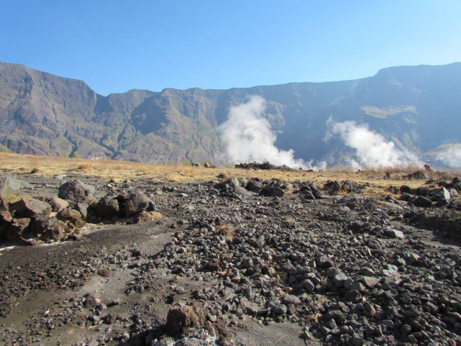 Caldera Floor Of Mount Tambora