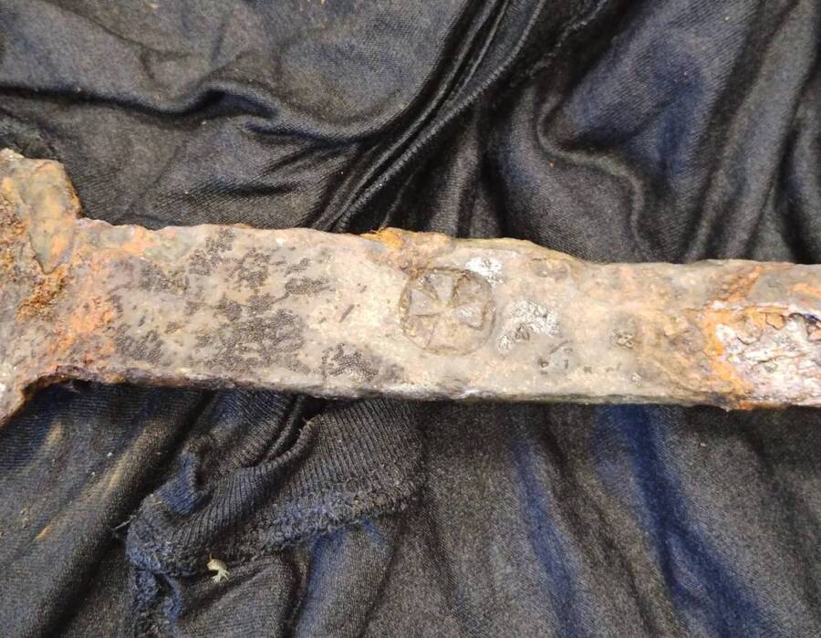 Cross On Polish Medieval Sword